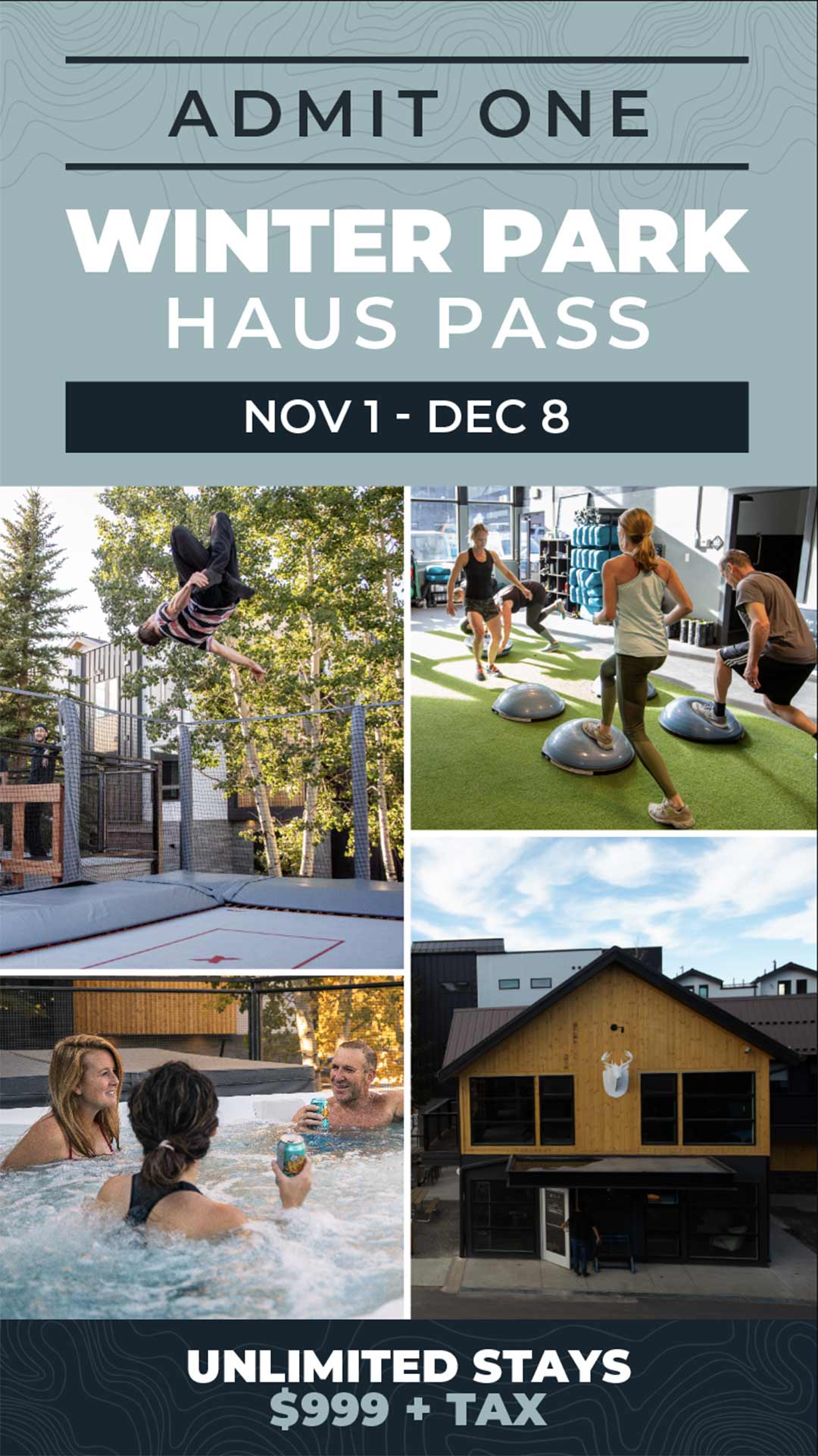 WINTER PARK HAUS PASS FOR GH MEMBERS
